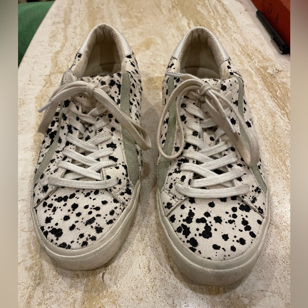 Madewell Spotted Mohair Sneakers